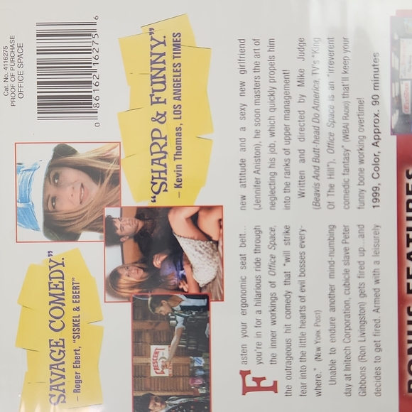 Factory Sealed Office Space DVD Widescreen Edition - Picture 6 of 6